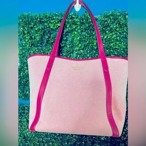 Kate Spade Pink Bucket Tote Bag